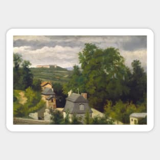 View on the Outskirts of Caen by Stanislas Lepine Sticker